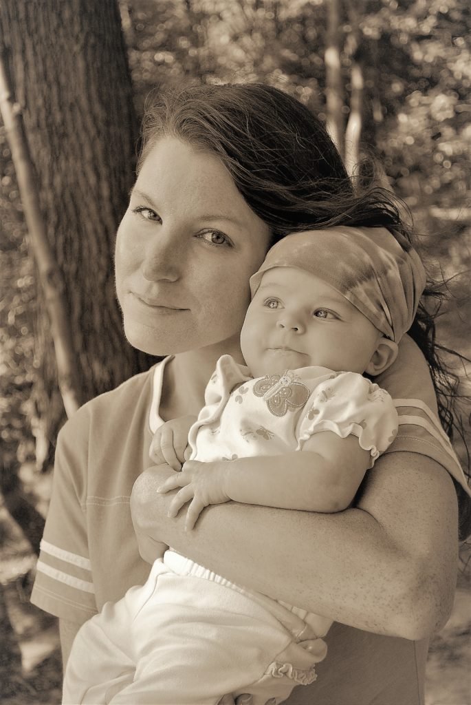 Love Letter: a mother and daughter standing near an oak tree