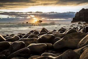 a hopeful sunset on the beach...