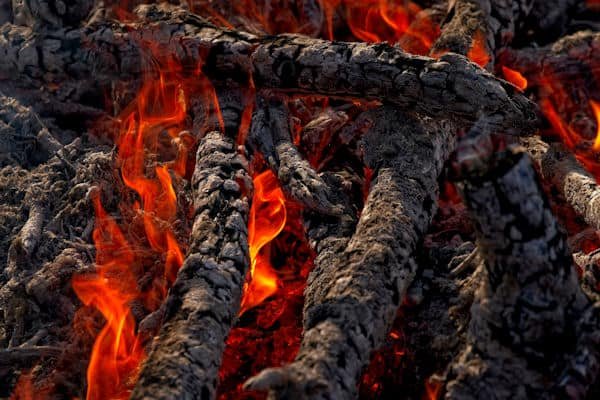 fire and logs...creative meditation for anger...Photo by Ricardo Gomez Angel on Unsplash