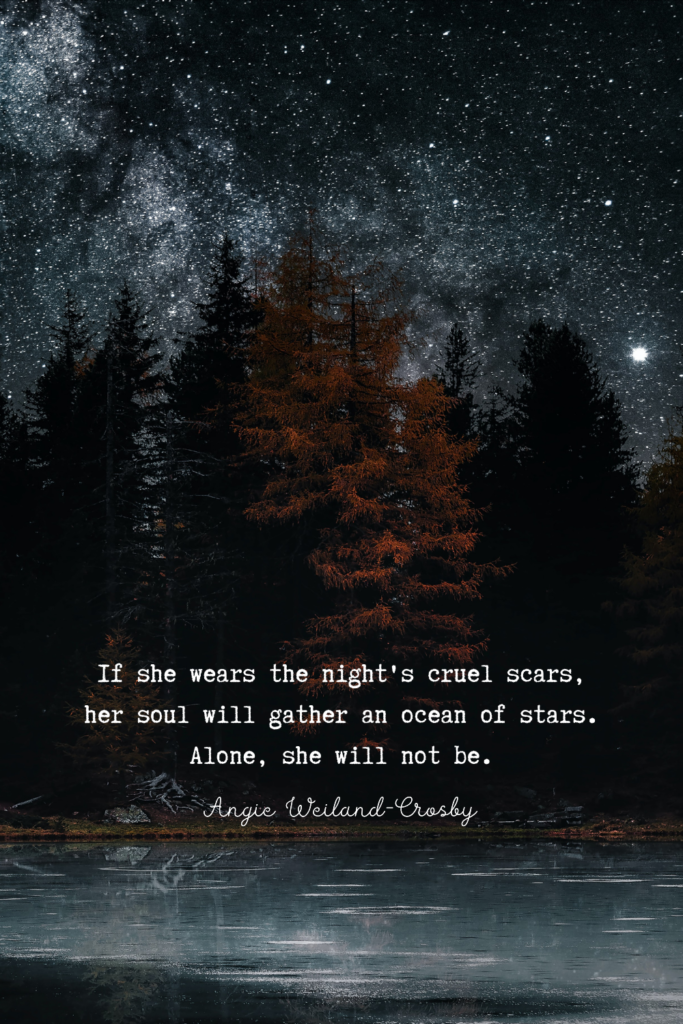 soul growth quote | starry night photograph by Eberhard Grossgasteiger . . . 