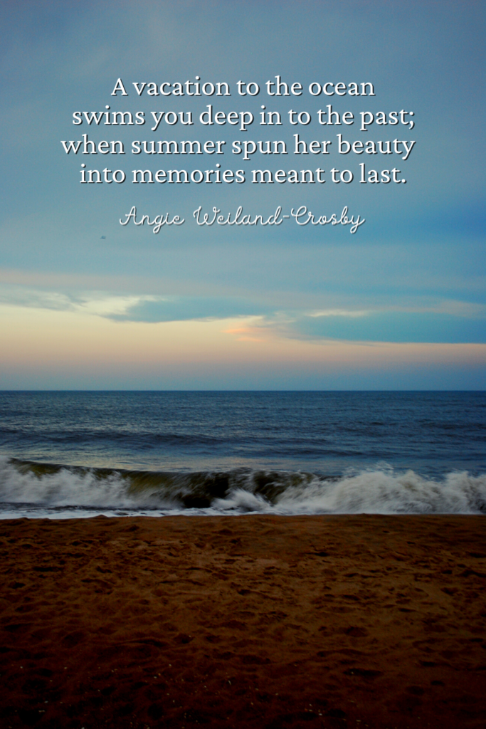 beach quote with nature photography of the ocean . . . 